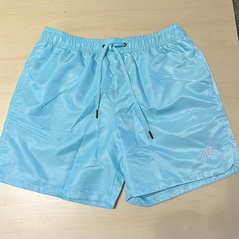 Young LA Blue Pastel Flow Shorts